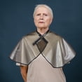 thumbnail image 4 of OULII Professional Hair Coloring Cape for Barber Shop Adults 1Pcs Grey PVC, 4 of 7