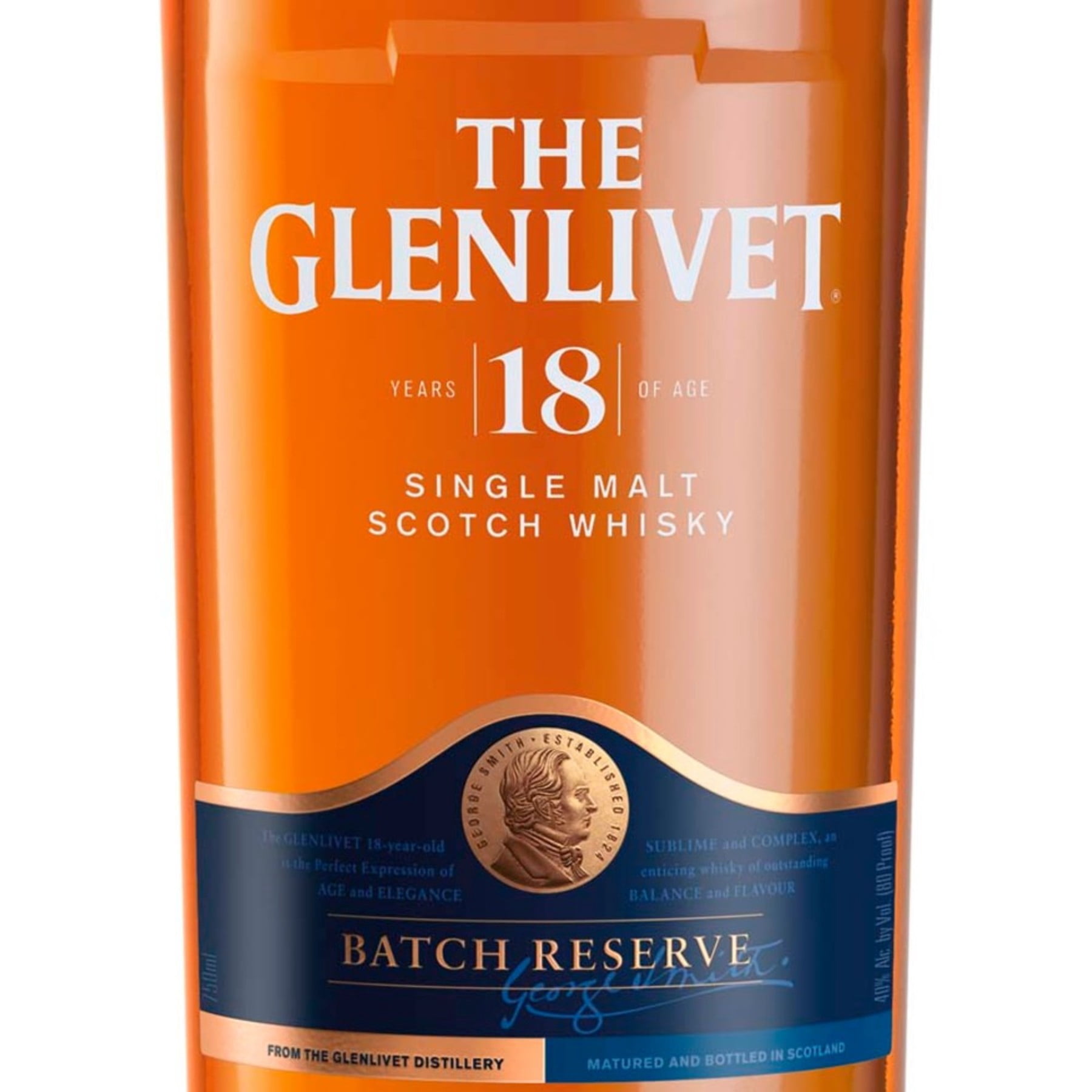 The Glenlivet Batch Reserve Single Malt ScotchAged 18 Years, 750
