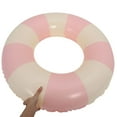 thumbnail image 2 of Miangastore Inflatable Float Swimming Ring Beach Pool Party Swimming Ring PVC Striped Swimming Ring Size 80#, 2 of 7