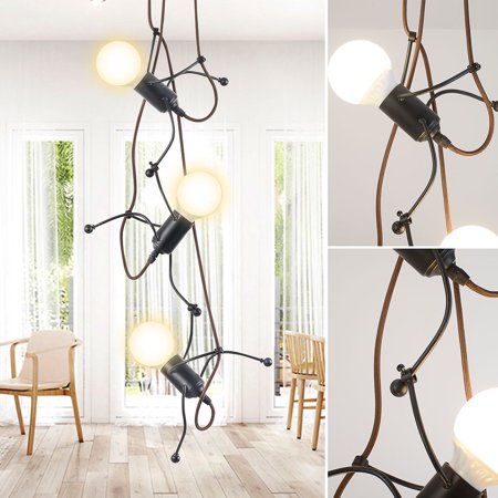 Ceiling Light Diy Chandelier Pendant Lamp Bedroom Hanger Vintage