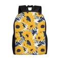 thumbnail image 1 of Balery Blue Striped Sunflower Mochila - Mochila Estilosa y Duradera para Laptop de 15 Pulgadas con Tela Oxford Impermeable, 1 of 8