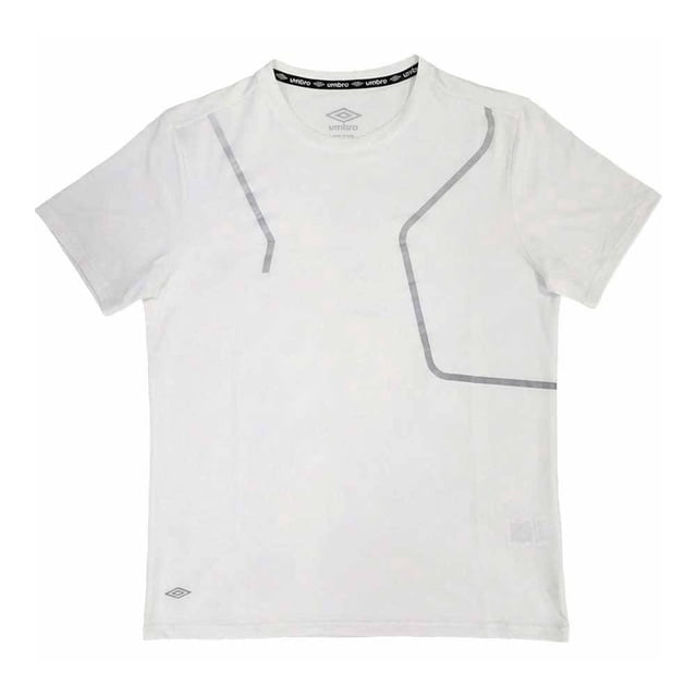 Playera Umbro para Hombre Cuello Redondo Manga Chica Blanco Talla G