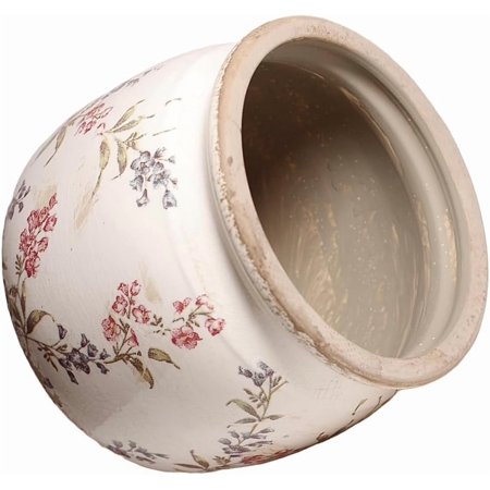 SHIQI-Flower Pots Vintage Planters for Indoor Plants 6.29 Plant Pots with Drainage Ceramic Pots for Plants Vase & Planters Indoor Planter for Home Christmas Decorations Purple Red