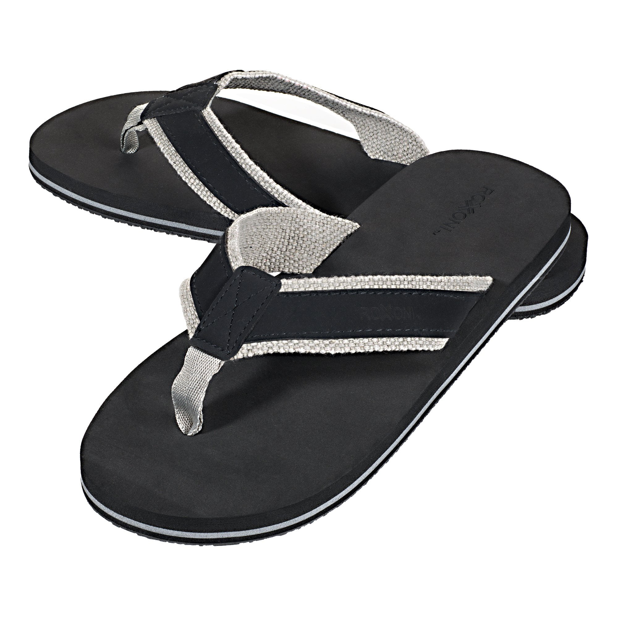 ALLAK Mens Flip-Flops Thongs Sandals Comfort Slippers for Beach 