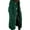Green, variant on Women Knit Hooded Sweater Cardigan Button Down Front Winter Plus Coat Clothing Jacket