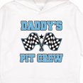 thumbnail image 3 of Inktastic Daddys Pit Crew Boys Racing Toddler Hoodie, 3 of 4