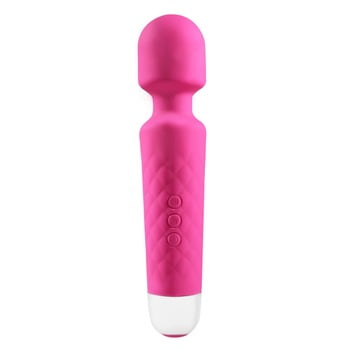 LOSSTA WY0086 corps personnel Baguette poche Massager, Vibrator Wireless Magic Wand massage puissant électrique étanche -20 Fonction (rose)