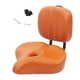 thumbnail image 2 of Asiento de bicicleta con respaldo Sillín de bicicleta Sillín de bicicleta cómodo suave y extra ancho marrón, 2 of 9