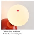 thumbnail image 3 of Bean Cream Light Minimalist Modern Home Decorations Wall Light Bedroom Bedside Small Night Lamp, 3 of 7