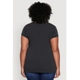 thumbnail image 5 of Women's Plus Size Basic V Neck T Shirt, 5 of 5