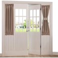 thumbnail image 1 of FFIY Petit Rideau pour Porte-Fenêtre, Rideaux de Porte Coulissante, Protection de la Vie Privée, Occultant, pour Porte-Patio, Fenêtre, Poche pour Tringle, 1 Pce, 25 x 40 Pouces, Beige Chaud, 1 of 7
