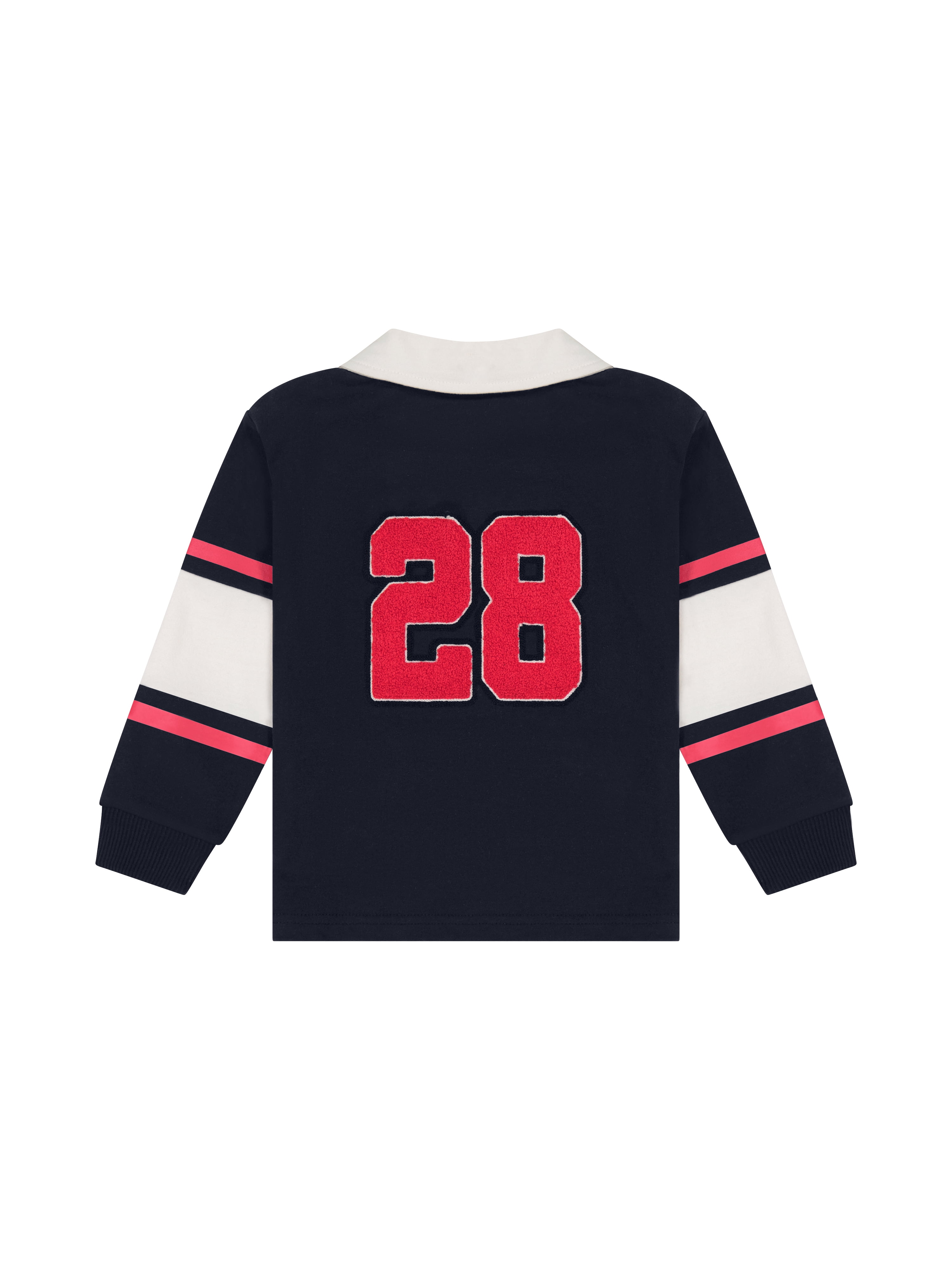 Mickey Mouse Toddler Boy Long Sleeve Polo Shirt, Sizes 12 Months - 5T