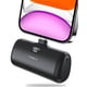 thumbnail image 1 of Taegila Cargador de teléfono portátil para iPhone, 5000 mAh, pequeño banco de energía certificado MFi, cable integrado, pantalla LCD y luz LED para todas las series de iPhone 14/13/12/11/XR/X/SE/8/7/6, 1 of 5