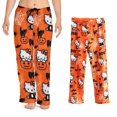 thumbnail image 3 of Pantalones de pijama de Halloween Sanrio Hellokitty para mujer, pantalones de gatito de calabaza para exteriores, Anime, ropa informal suelta para el hogar, regalos para niñas, Otoño e Invierno, 3 of 4