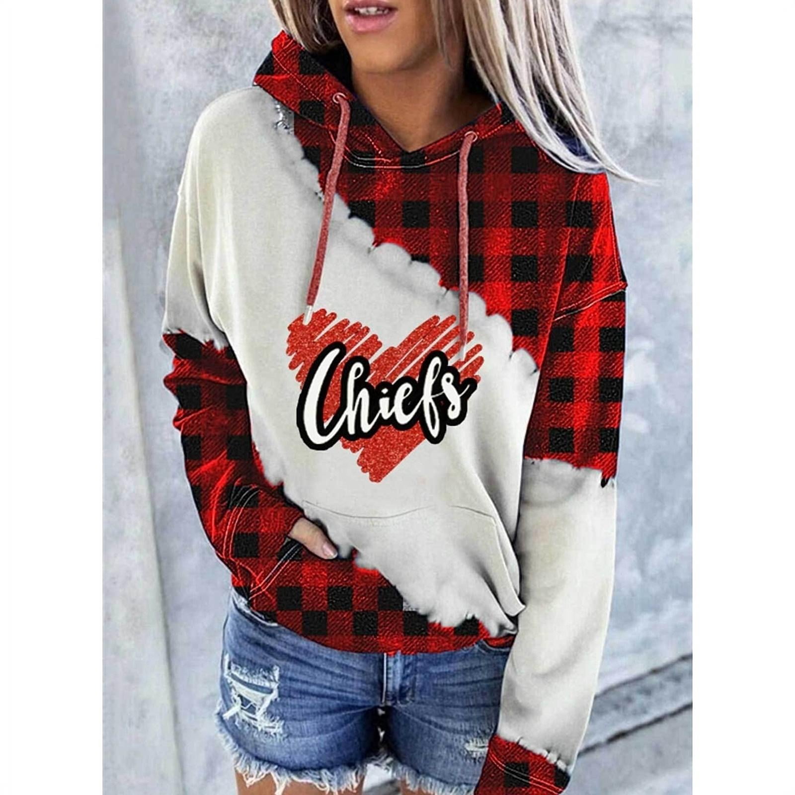 Byte Legend Women's Christmas Print Contrast Sweater Hoodie - Walmart.com