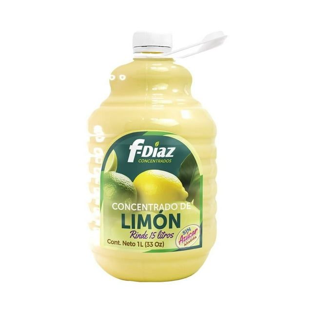 Concentrado de limón F-Díaz sin azúcar 1 l