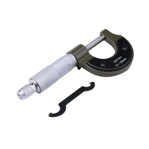 Stainless Steel Digital Micrometer Gauge High-precision External Diameter Spiral Calibration Technology Measure Tool ,Easy to Operate