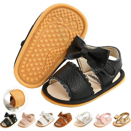 

QWZNDZGR Infant Baby Boys Girls Sandals Soft Non-Slip Rubber Sole Summer Toddler Baby Walking Shoes Flat Shoes First Walkers