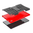 thumbnail image 5 of Pour Lenovo Tab P11 Texture de Pneu Étui de Protection Antichoc TPU+PC avec Support, 5 of 5