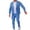 Blue, variant on Mens Cargo Jacket Track Suit 2 Pieces Set Outfits Casual Multi Pockets Long Sleeve Button Up Jacket And Cargo Pants Set Green 3Xl