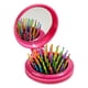 thumbnail image 5 of Peine cepillo de pelo plegable para mujeres y niñas, peine de belleza con espejo de bolsillo plegable. Rosa, 5 of 9
