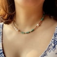 thumbnail image 3 of Collier Ras du Cou Perles Bohème : Collier Ras du Cou Décoratif en Fausses Perles pour la Plage, 3 of 10