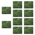 thumbnail image 4 of 10x Azulejos para salpicadero de PVC, azulejos de pared a prueba de aceite, decoración para cocina, baño brillante, azulejos de pared gruesos 3D de 9 verde, 4 of 8