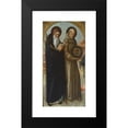thumbnail image 2 of Jacopo Bellini 9x14 Black Modern Framed Museum Art Print Titled - Saint Anthony Abbot and Saint Bernardino of Siena (1459), 2 of 5