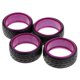 thumbnail image 1 of Neumáticos de goma de doble revestimiento A prueba de golpes Resistente al desgaste y de alta resistencia para 1/10 Púrpura perfke HSP RC Drift Tire, 1 of 9
