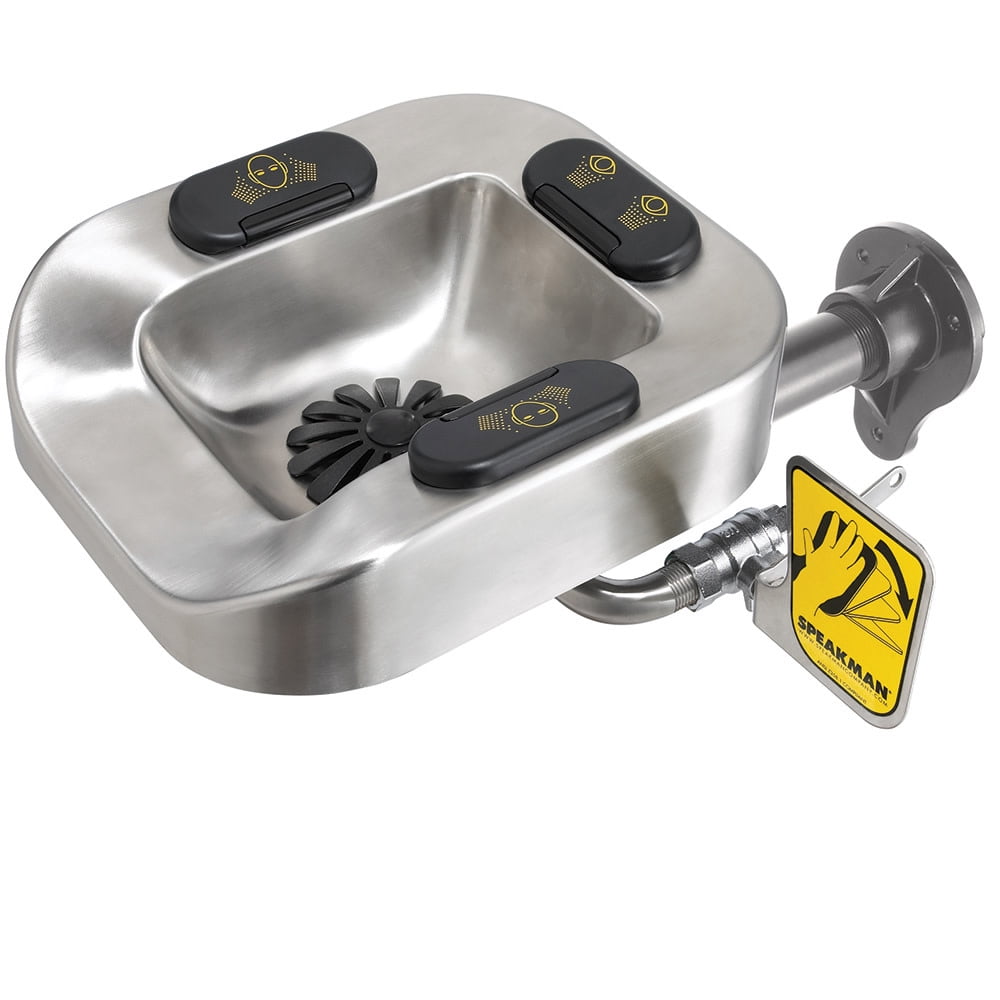 Speakman Se1055 Optimus Wall Mount Eye And Face Wash Station