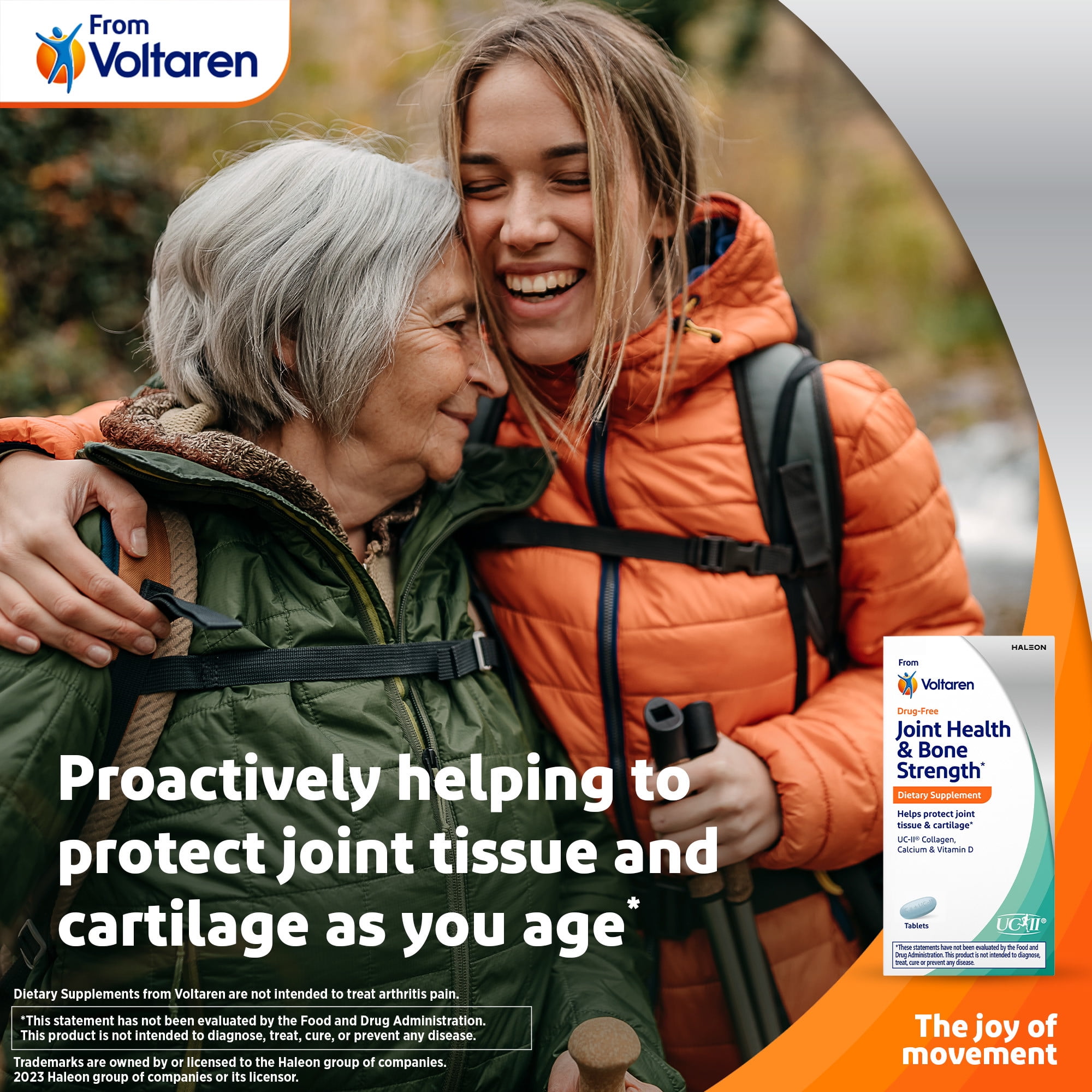 Voltaren Dietary Supplements Joint Health + Bone Strength – 30 Ct