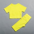 thumbnail image 2 of Gibobby Conjunto de entrenamiento para mujer Conjunto de ropa de yoga Moda Sexy Correr al libre Desnudo Ropa deportiva Ropa deportiva de secado rápido ajustad(Azul,M), 2 of 4