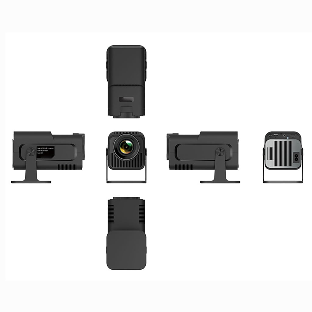 4K Projector 4K 1080P Home Cinema Projector 180 Degree Rotatable Projector 8000K Bluetooth-compatible 5.0
