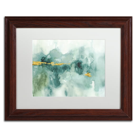 Trademark Fine Art 'Greenhouse Abstract I' Matted Framed Art by Lisa Audit