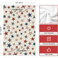 thumbnail image 6 of Freedom Wood America Stars Patriotic 4th of July Kitchen Towels Dish Towels, 18x26 Inch Seasonal Summer Decoration Hand Towels Set of 2, 6 of 6