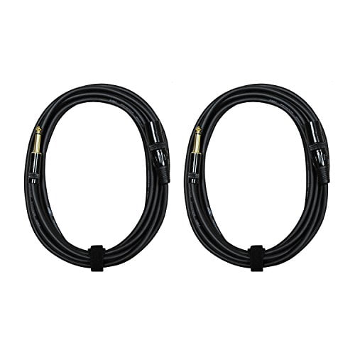 Audio 2000s E051 1/4 Inch TS to XLR Male Audio Cable (50 Feet)