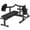 Black, variant on MITONOS Chest Press Machine, 1300lbs Bench Press Machine with Independent Converging Arms, Adjustable Flat Incline Bench for Chest, Arm and AB Workouts