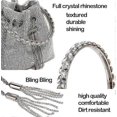 thumbnail image 3 of Bolsos de hombro Bolso bandolera Carteras Bolsos de mano Cristales Bolso de noche Plata, 3 of 5