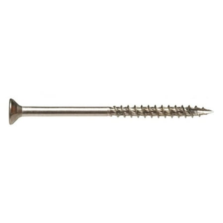 

48621 2 in. x 9 Stainless Steel Star Outdoor Wood Screw