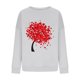 thumbnail image 4 of Gibobby Sudadera sin capucha y ocio Sudadera del día de San Valentín Camisas de corazón de amor para mujer de San Valentín Tops de manga larga (3)(Gris, L), 4 of 5