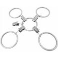 thumbnail image 4 of 30 piezas de anillos de cortina con clips, clips de cortina resistentes, ganchos en soporte de barra de tensión, ojales de metal de diámetro interior, cortinas decorativas, colgadores de, 4 of 5