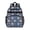 Unicorn and Wing, variant on Unicorn and Cupcake Blue Pattern Backpack for School, Cute School Bag with Adjustable Shoulder Straps and Padded Back, 15.25"x11.5"x5.25"