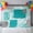 Teal, variant on Sage Green Ombre Backdrop for Photoshoot,Photography Photo Studio Background Wall Backdrop,Retro Abstract Mottled Geometric Back Drop Banner Panel for Portraits Wedding Party Live Streaming 7x5Ft