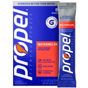 Propel Zero Sugar Watermelon, On the Go Packs, Electrolyte Powder Drink Mix, 0.11 oz, 8 Count packets
