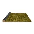 thumbnail image 2 of Ahgly Company Indoor Square Oriental Yellow Industrial Area Rugs, 7' Square, 2 of 4