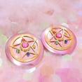 thumbnail image 5 of Espejo de maquillaje portátil HUOGUO Crystal Star de doble cara rosa, 5 of 5