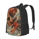thumbnail image 1 of Balery Gigantic Skull In Clouds Mochila para hombre y mujer - Tela Oxford 600D resistente - Gran capacidad, resistente al agua, ideal para la escuela, viajes y senderismo, 1 of 6
