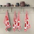 thumbnail image 2 of Three Valentine Gnomes Kitchen Dish Towels Set of 1 Absorbent Hand Towels, Lint-Free 18"x28" Cute Hearts Dishcloths Fast Drying for Cooking Baking Home Clean, 2 of 7