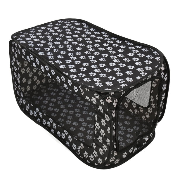 Portable Pet Playpen, Foldable Dog Tent Double Zipper Door Rectangle For Dogs