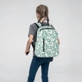 thumbnail image 5 of Naloa Hand Drawn Snake Print Lightweight DayBackpack Suitable for school, work, shopping, travel, etc., 5 of 5